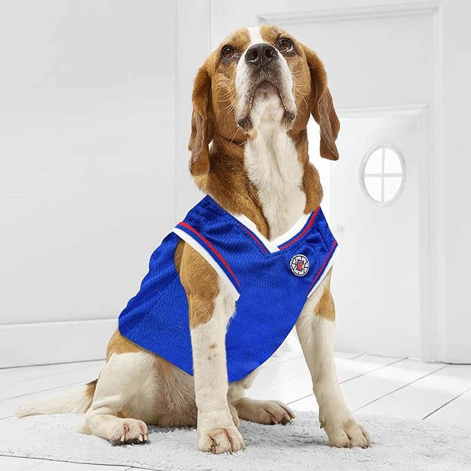 Pets First NBA LOS ANGELES CLIPPERS DOG Jersey, Large - Tank Top Basketball Pet Jersey