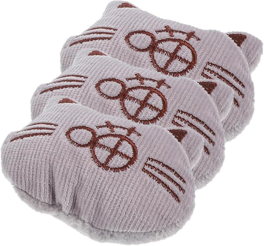 ORFOFE 3pcs Plush Catnip Filled for Cats Indoor Chew and Tease Soft Cat Pillow Interactive Lovely Playset