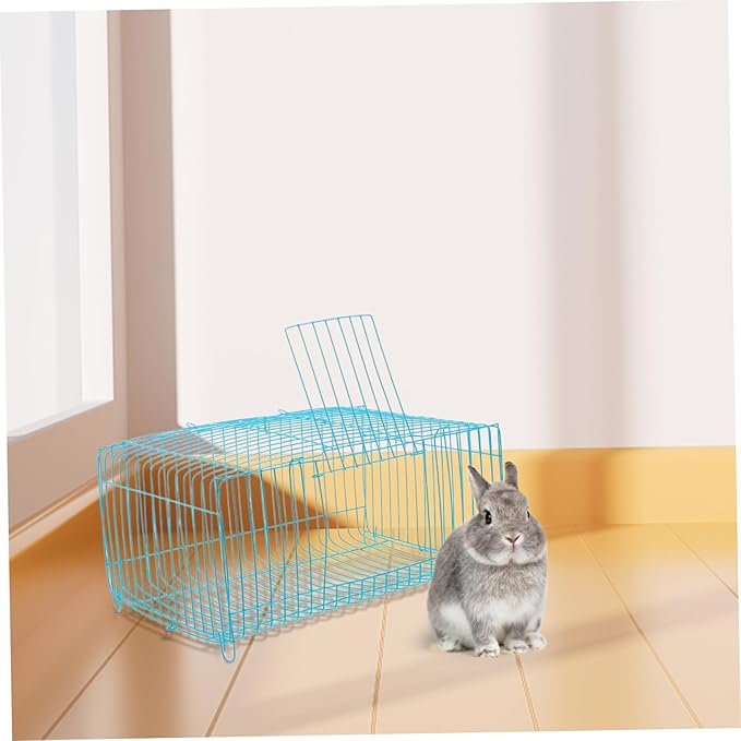 Abaodam Handheld Square Pillow Cage for Small Animals Birdcage for Parrots Rabbits Guinea Pigs Guinea Pig Cages Portable Travel Carrier Spacious Interior