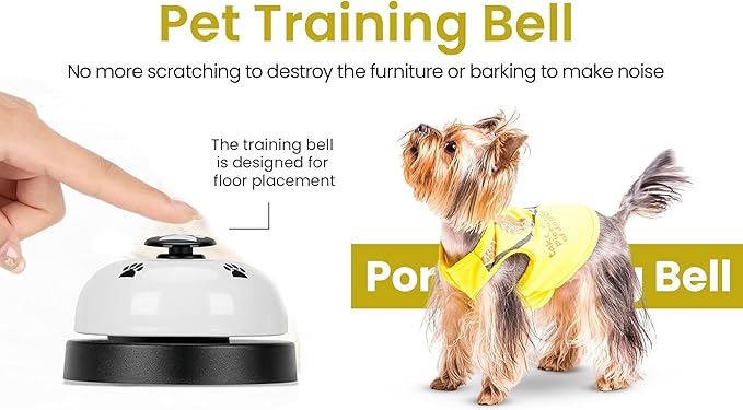 Dog Training Starter Kit for Puppies – Magnetic Treat Pouch & Potty Training Bell