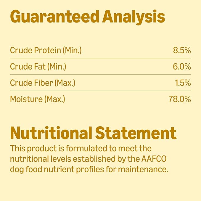 Amazon Basics Wet Dog Food, Pate, Chicken Dinner, Made with Real Chicken, 3.5 oz Cup (Pack of 12)