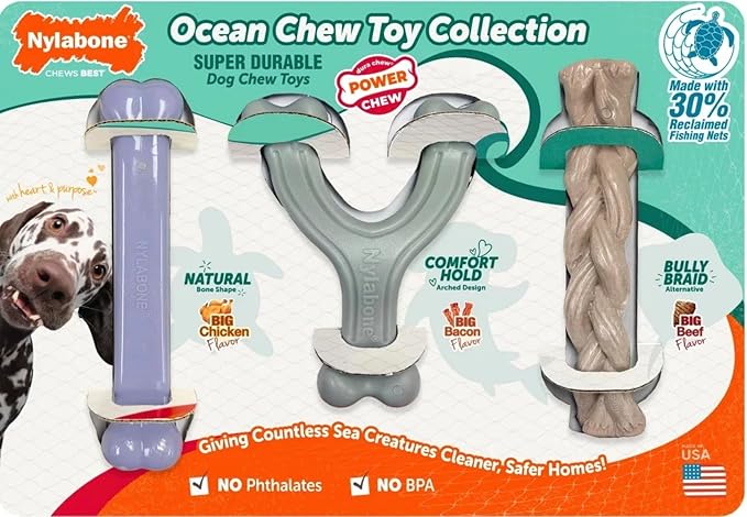 Nylabone Ocean Chew Toy Collection
