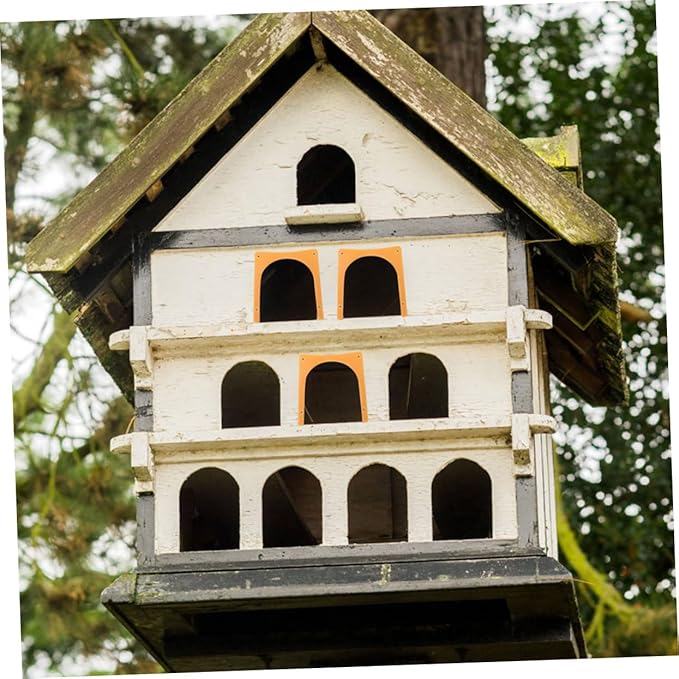 Sosoport 8pcs European Style Pigeon Cage Door One-Way Entrance Design for Racing Birds Easy Installation Bird Supplies Elegant Material for Comfort