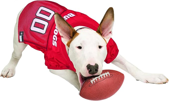 Pets First NCAA College Georgia Bulldogs Mesh Jersey for DOGS & CATS, Small.Licensed Dog Jersey with your Favorite Football/Basketball College Team