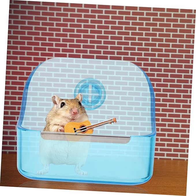 Yardwe Pet Cage Food Container Rabbit Feeding Bowl Convenient Hanging for Small Animals