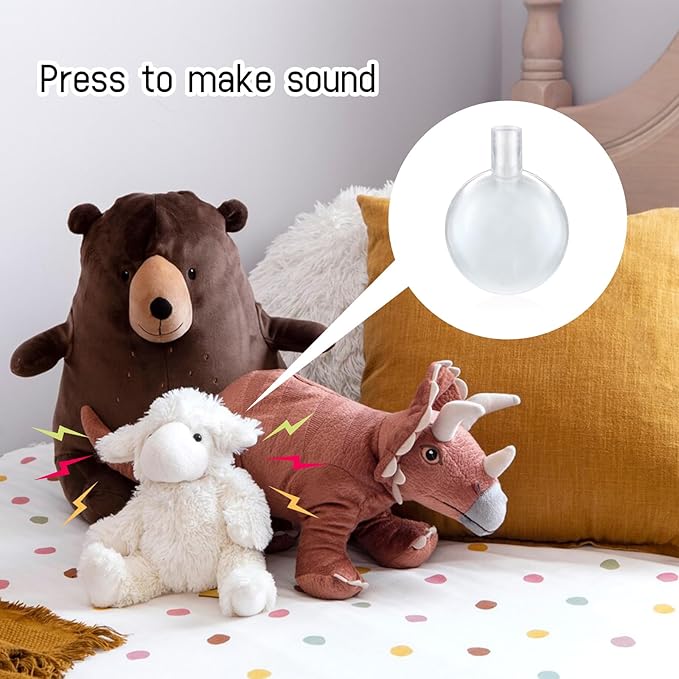 50PCS Replacement Squeakers for Dog Toys, 30MM Toy Noise Maker Plush Toy Repair Reed Insert Airbag Replacement for Dog Cat Toy Repair DIY (30mm, 100pcs)