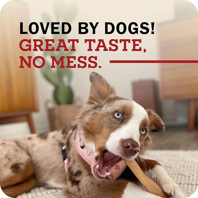 Redbarn Pet Products All-Natural Small 6" Beef Collagen Sticks for Dogs - Long Lasting Low-Odor Alternative to Traditional Rawhide & Bully Sticks - Supports Healthy Joints, Skin, & Coat - 10 Pack