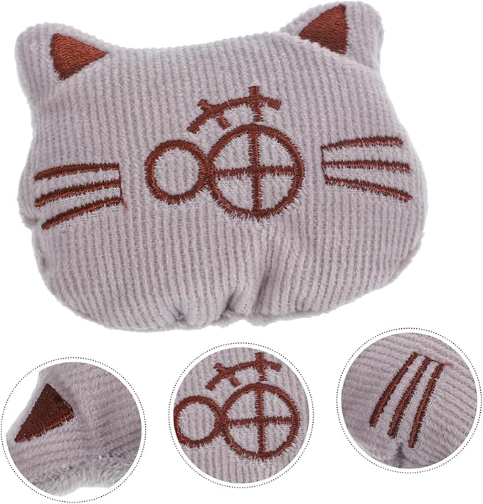 ORFOFE 3pcs Plush Catnip Filled for Cats Indoor Chew and Tease Soft Cat Pillow Interactive Lovely Playset