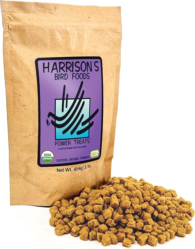Harrison's Bird Food Power Treats with Red Palm Fruit Oil, 1 lb. 454g