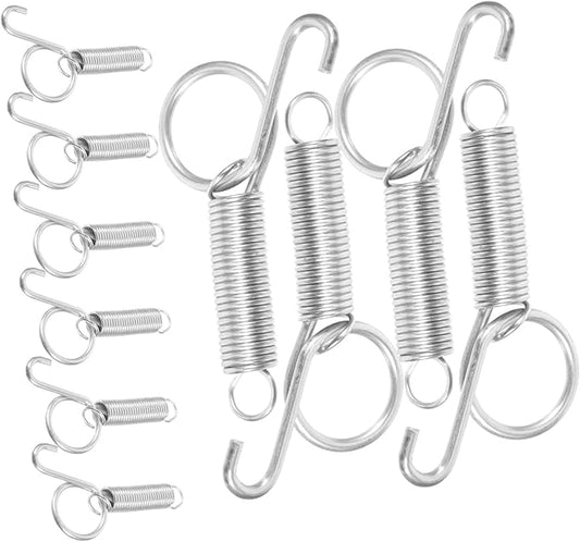10pcs Feeder Spring Hook for Bird Cage Door Multi-Purpose Pet Cage Hook High Elastic Material for Easy Opening and Closing for Home