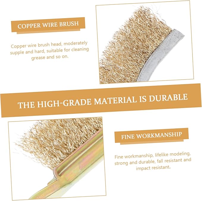 Toddmomy 1set Handle Bird Cage Cleaner Brush Steel Wire Bristles for Efficient Cleaning of Bird Cages Perches Kennels Care Accessory