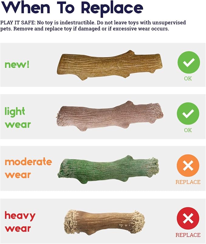 Petstages Dogwood Flip and Chew Bone, Medium