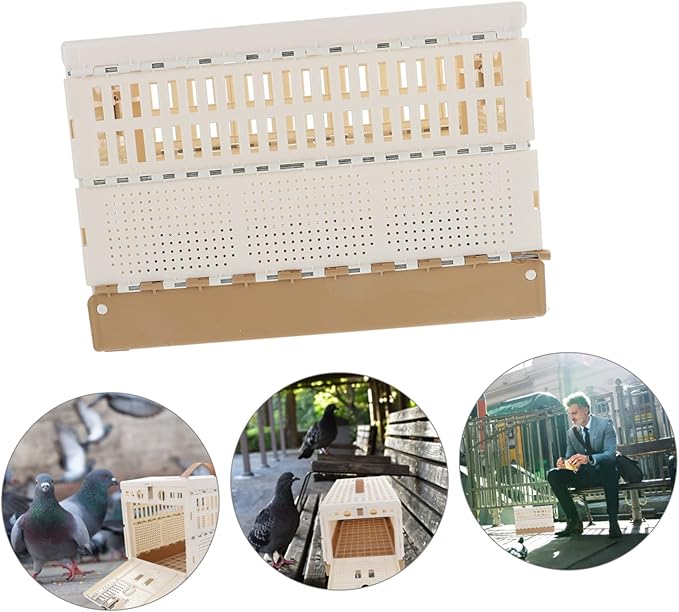 ibasenice Training Cage for Pigeons Portable Birdcage Kitten Rabbit Carrier Pet Travel