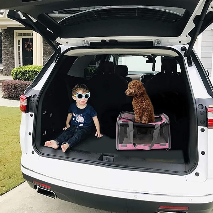 GAPZER Pet Carrier for Large and Medium Cats, Soft-Sided Pet Carrier for Big Medium Cats and Puppy Dog Carriers Cat Carriers, Pet Privacy Protection Travel Carrier