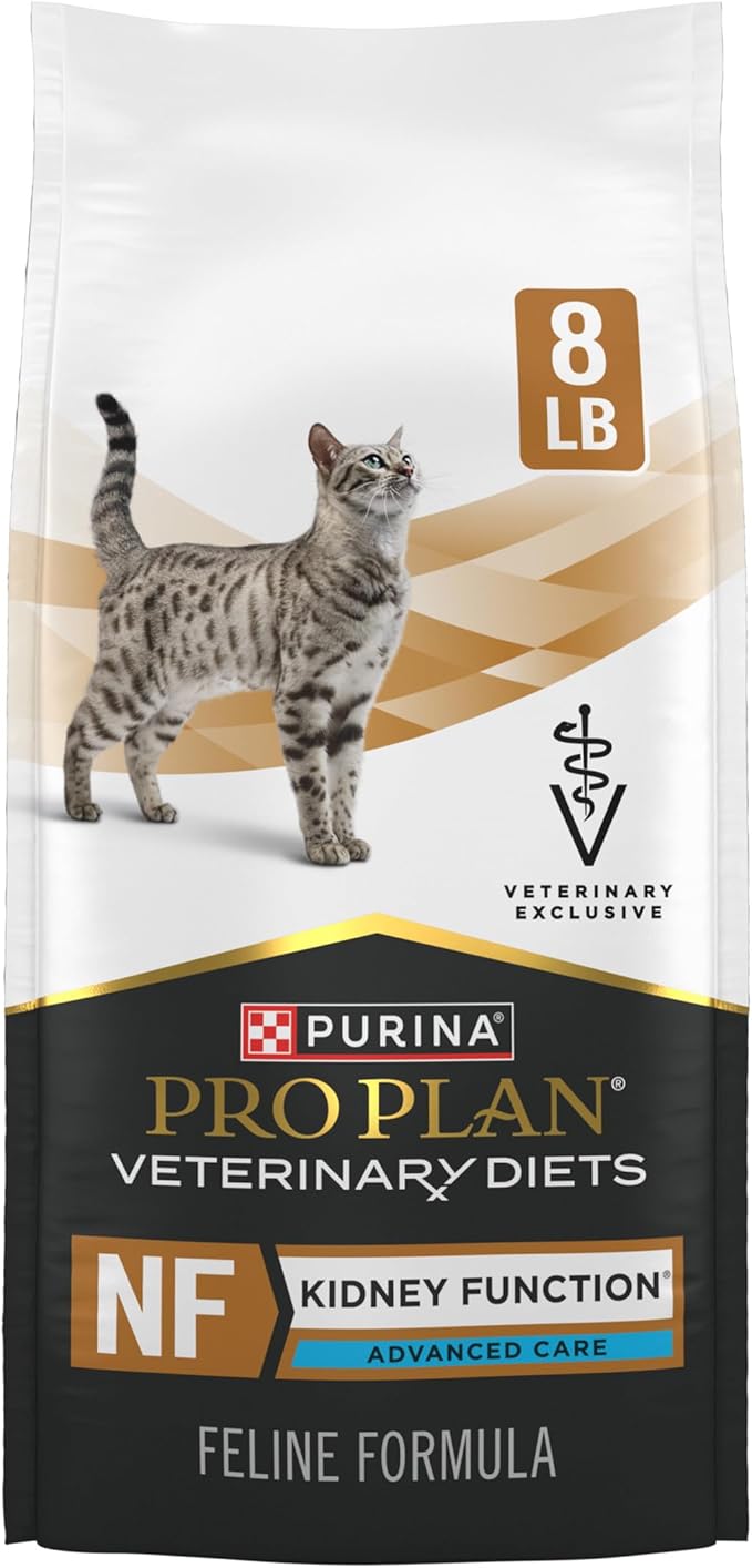 Pro Plan Veterinary Diets Purina NF Kidney Function Advanced Care Feline Formula Dry Cat Food - 8 lb. Bag