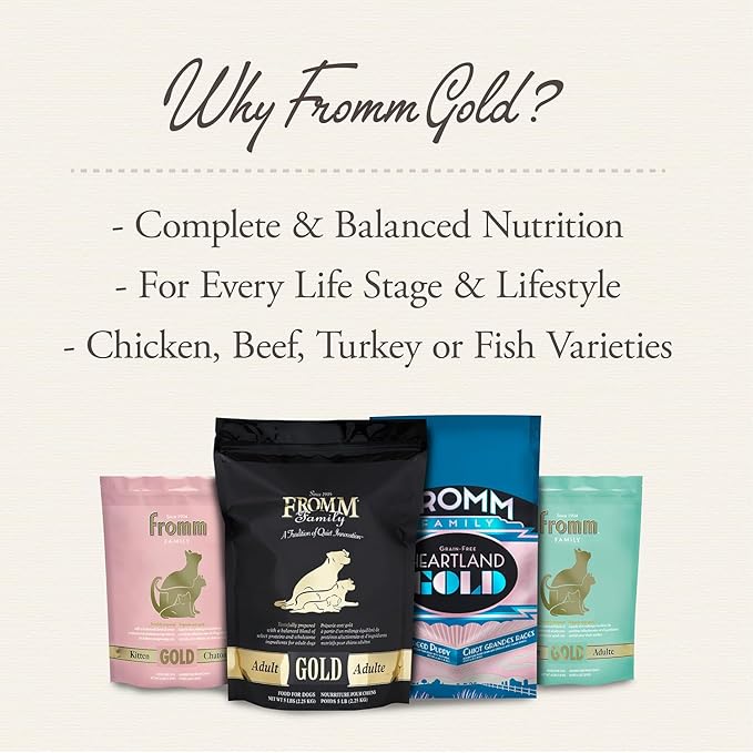 Fromm Heartland Gold Adult Premium Dry Dog Food - Beef Recipe - 26 lb