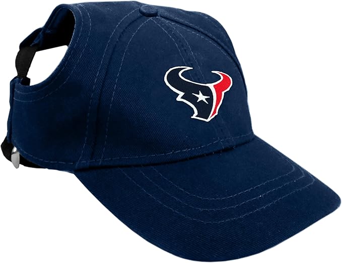 Littlearth Houston Texans NFL Pet Baseball Hat, Large