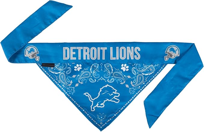 Littlearth NFL Reversible Pet Bandana - Officially Licensed Teams, Sizes XS to XL