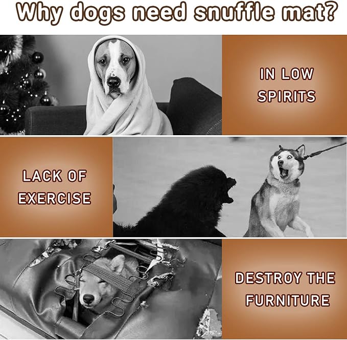 Pet Snuffle Mat for Dogs Cats Boredom, Dog Educational Sound Toys, Interactive Feed Game Toys, Encourages Natural Foraging Skills for Cats Dogs, Stress Relief, be Smarter (Hen Lay Eggs)