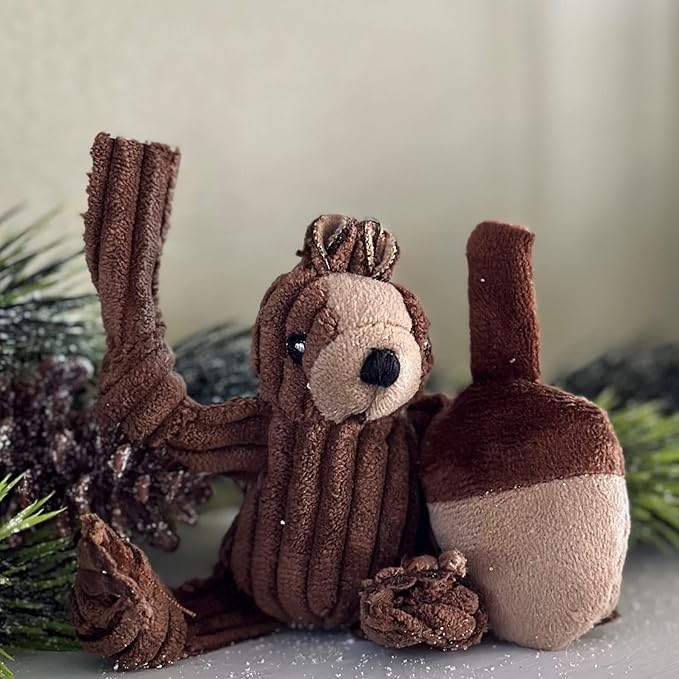 HUGGLEKATS Wee CHIPPIE and HIS Acorn CAT Toy, 2 Count
