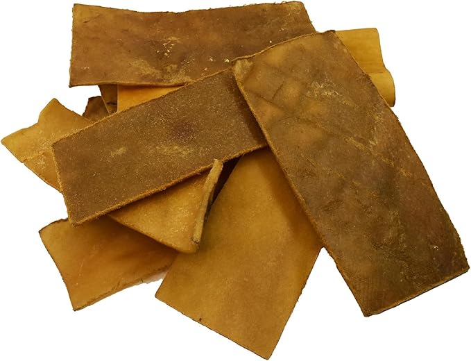 Chips Peanut Butter 3-Pound Bag - Premium Large Dog Rawhide Chews - Ideal for Agressive Chewers Dog Rawhide Treats - Durable Rawhide Bones for Large Dogs