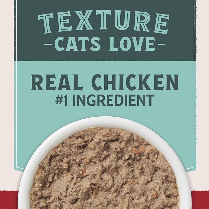 Natural Balance Ultra Protein Wet Cat Food Pate, Real Chicken Recipe with Protein-Rich Organs for Cats, Pate Cat Food with High Protein - 2.8 oz. (Pack of 24)