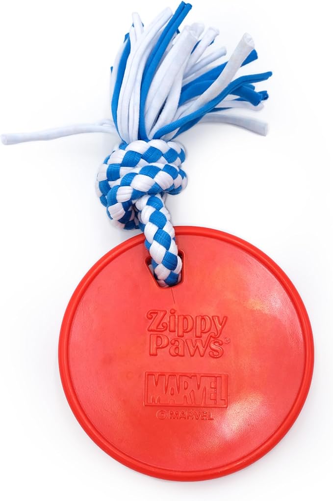 ZippyPaws Marvel ZippyTuff Teetherz - Teething Dog Toy for Puppies, Tough Dog Chew Toy for Aggressive Chewers, Spider-Man
