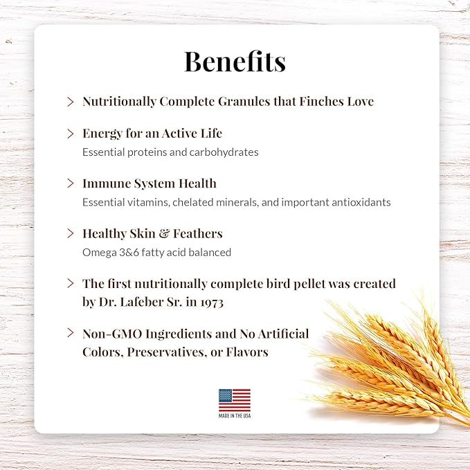 LAFEBER'S Cockatiel Pellets (1.25 lb, Premium Daily Pellets)