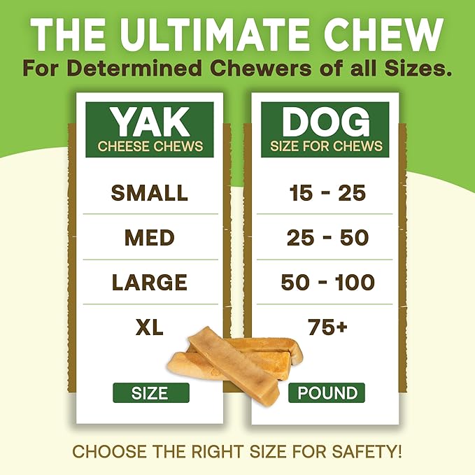 Ecokind Himalayan Chews, Healthy Treats, Odorless, Rawhide Free, Long Lasting Dog Bones for Aggressive Chewers, Indoors & Outdoor Use, Made in The Himalayas, Large (Pack of 20).