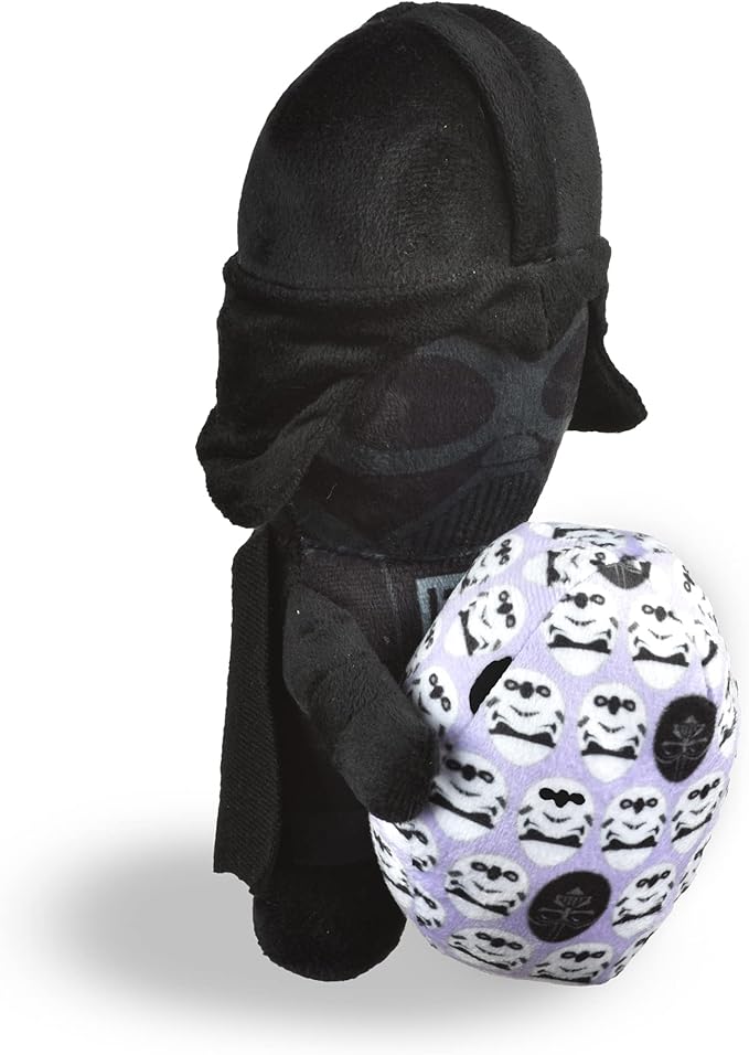 STAR WARS for Pets Easter 6" Darth Vader Empire Egg Squeaker Pet Toy | 6” Plush Squeaker Easter Darth Vader Pet Toy | Soft Chew Toy for Dogs | Stuffed Darth Vader Easter Toy 6 Inch