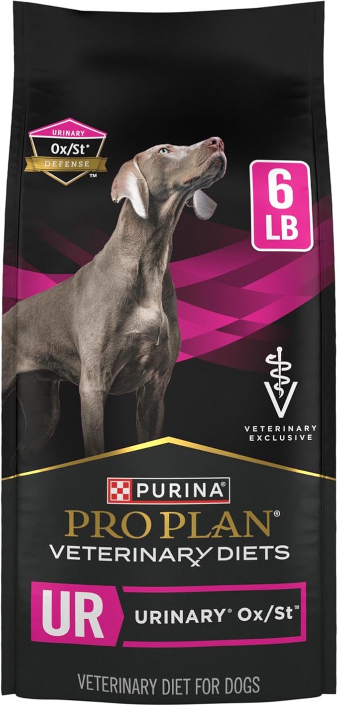 Purina Pro Plan Veterinary Diets UR Urinary Ox/St Canine Formula Dog Food Dry Kibble - 6 lb. Bag