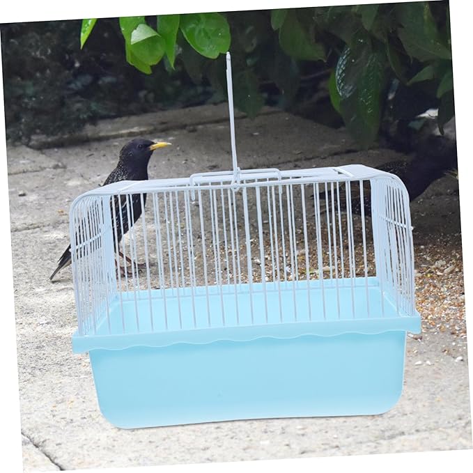 BESPORTBLE Lightweight Portable Birdcage for Lovebirds and Small Pets Travel for Parakeets and Cockatiels for Home and Travel Use