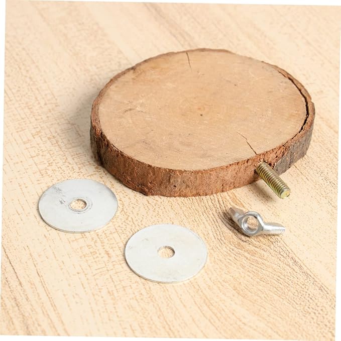 POPETPOP Natural Wood Bird Stand Bird Cages for Parrots Wooden Platform Stand Rack Parrot Branch Perches Small Animal Toy