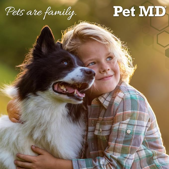 Pet MD Soothing Balm - Cat & Dog Paw Pad Balm - Elbow and Dog Nose Balm for Dry Nose - with Shea Butter, Beeswax, and Coconut Oil for Dogs - Fragrance Free & Safe to Lick - Made in USA