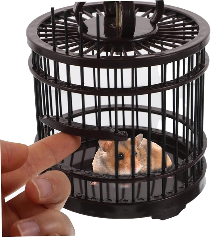 Yardwe Vintage Decorative Birdcage for Small Pets Portable Habitat Carrier for Hamsters and Reptiles Easy Cleaning and Maintenance for Indoor Outdoor Use