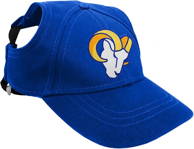 Littlearth NFL Los Angeles Rams Pet Baseball Hat, Size - X-Large