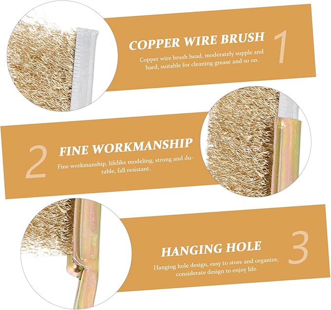 POPETPOP 1 Set Wire Brush Birdcage Cleaning Tools Long Cleaner for Lint Professional Handle Bird Cage Brushes Rabbit Brush Bird Cage Cleaning Hamster Brush Parrot Cage Brush Steel