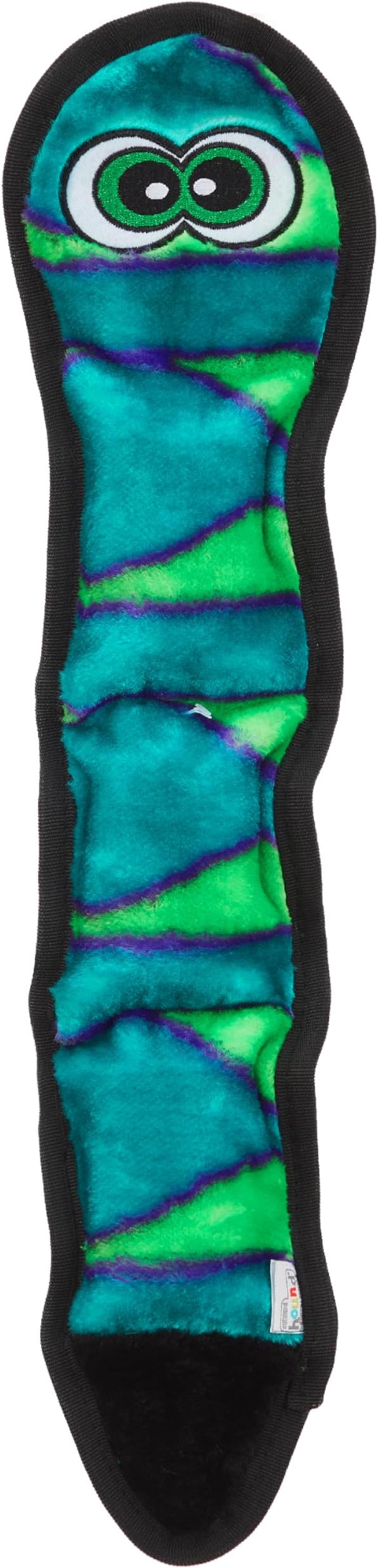 Outward Hound Invincibles 3 Squeak Sneak, Blue, Durable Dog Toy for Aggressive Chewers