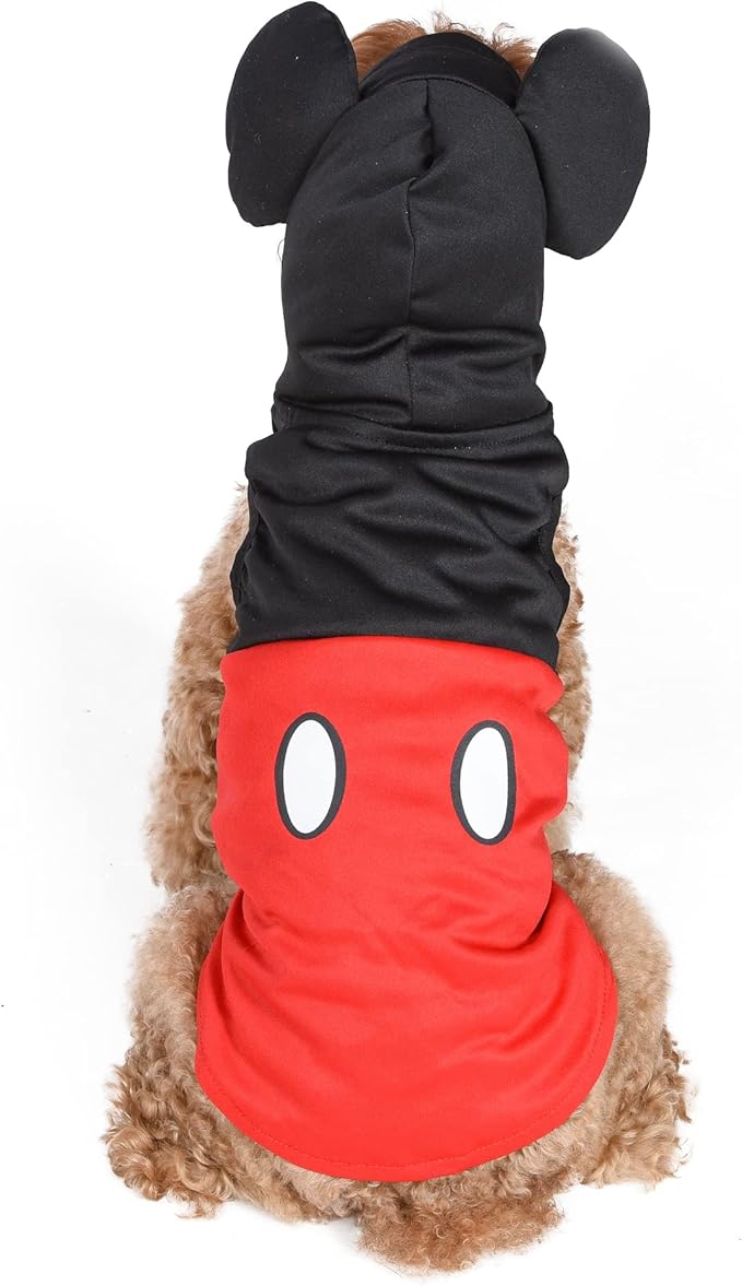 Disney for Pets Mickey Mouse Halloween Costume for Dogs - Officially Licensed Halloween Costumes for Dogs, Size Small