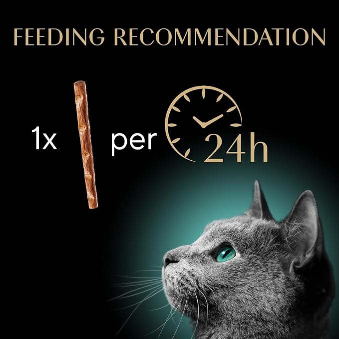 Sheba Meaty Tender Sticks Chicken Cat Treats, Chicken Flavor, Cat Snacks, 0.14 oz., 5 Count, Pack of 10 (50 Sticks Total)