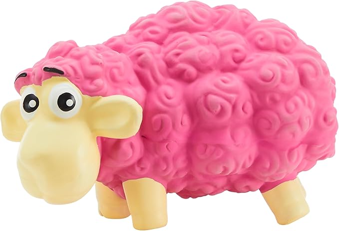 Outward Hound Tootiez Sheep Grunting Latex Rubber Dog Toy, Small