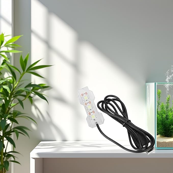 Blue Light Small Aquarium Led Light, Multicolor Led Fish Tank for Freshwater Plants Aquarium Accessories，Fish and Aquatic Pets, Pet Supplies