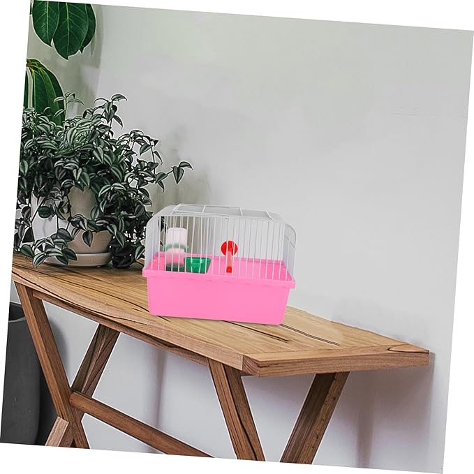 Portable Bird Cage for Parrots and Lovebirds with Perch Food Box and Water Dispenser Lightweight Metal Travel Carrier for Small Birds and Pets and Easy to Clean