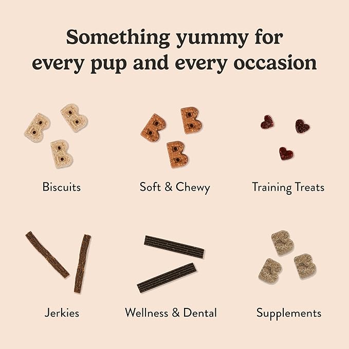 Bocce's Bakery Love Struck Valentine's Dog Treats - Wheat-Free, Natural Soft & Chewy Cookies Made with Real Ingredients - Baked in The USA, 6 oz
