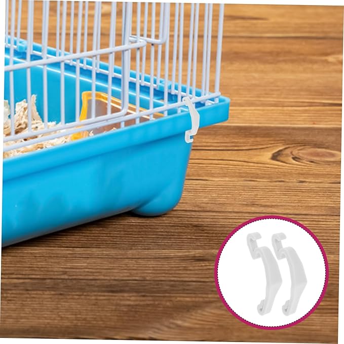20pcs Rabbit House Fasteners Small Animal Cage Clips Secure Wire Clips for Rabbit Hamster and Bird Cages