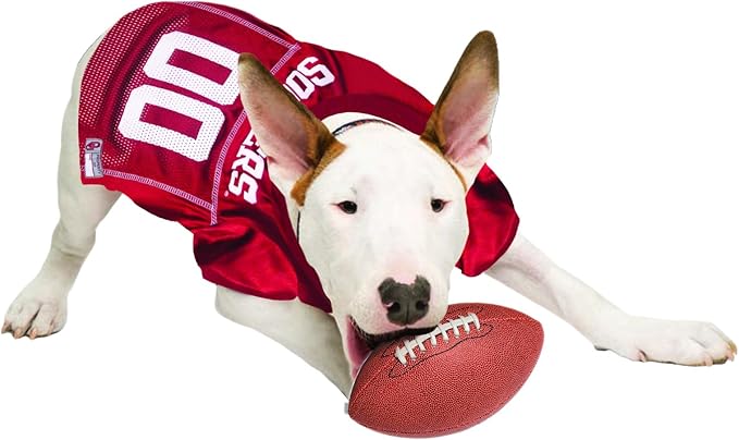 Pets First NCAA College Oklahoma Sooners Mesh Jersey for DOGS & CATS, Medium. Licensed Dog Jersey with your Favorite Football/Basketball College Team