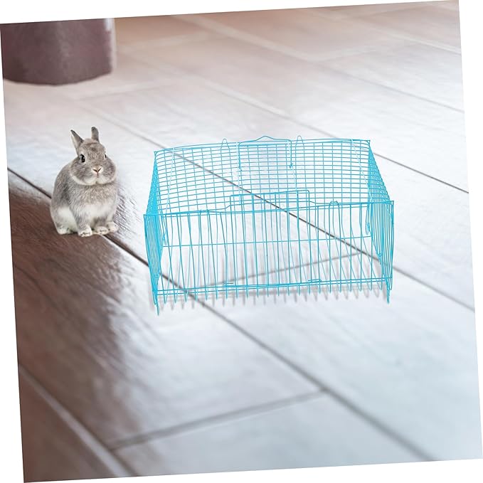 Portable Wire Bird Cage for Small Animals Stylish Carrier for Parrots Hamsters and Other Pets for Travel Construction and Excellent Ventilation