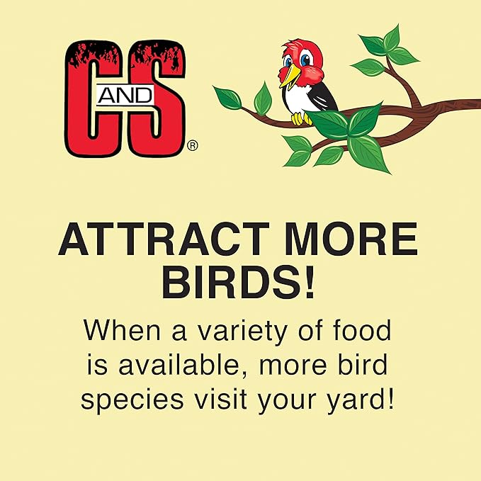 C&S Wild Bird Woodpecker Suet Nuggets Mega Box,8 Pounds,(Pack of 2)