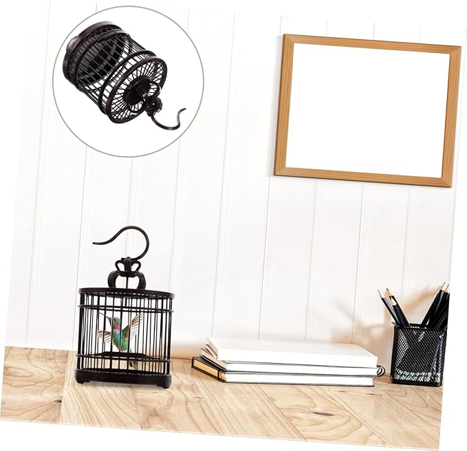 Toyvian Hanging Bird Cage for Small Pets Lightweight and Travel-Friendly Decorative Habitat for Hamsters Crickets and Hummingbirds Easy to Clean and Maintain for Birthday Parties