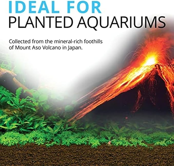 Fluval 12696 Natural Mineral-Rich Volcanic Soil Bio Stratum for Planted Tanks, 4.4 lbs. - Aquarium Substrate for Healthy Plant Development, Growth, and Color